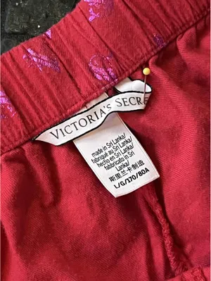 Vintage Y2K McBling Coquette Sparkly Victoria’s Secret Pajama Shorts size medium thumbnail 6
