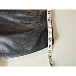VTG 80’s Wilsons Leather Mini Skirt Womens 12 Black Goth Grunge Moto Punk Biker thumbnail 9
