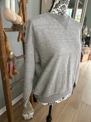 Adidas size medium grey crewneck sweatshirt  thumbnail 2
