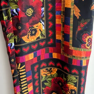 Joie Floral and Sun Graphic Silky Culotte Pants, Multicolored, Size Large thumbnail 15