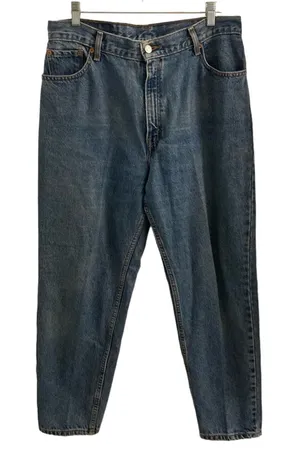 Vintage Levi's 550 90s Women’s 100% Cotton Rigid Denim Jeans - Size 14 Short thumbnail 1