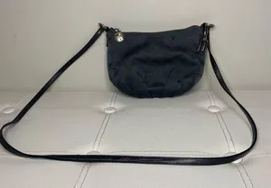 Coach Mini Crossbody Bag with Purple Satin Interior thumbnail 3