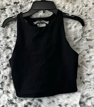 101 ALO open back corset style crop sz small thumbnail 1