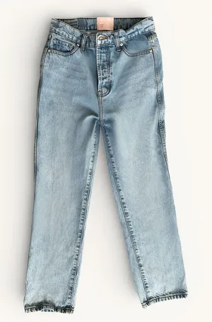 Revice Denim Straight Leg Jeans Womens‎ 29 Light Wash Button Fly Y2K thumbnail 1