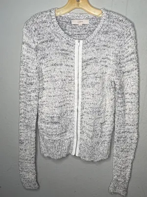 Loft Zip Cardigan Sweater thumbnail 1