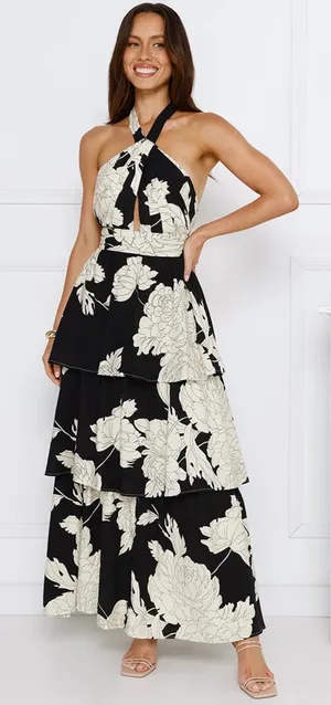Fancy D Boutique Halter Dress thumbnail 1