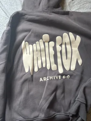 White Fox Boutique Hoodie Grey thumbnail 2