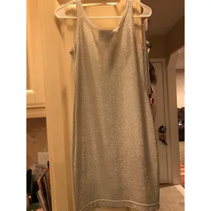 Women’s Silver Sparkly Dress Size Small. NWT AKA Los Angeles $52 thumbnail 2