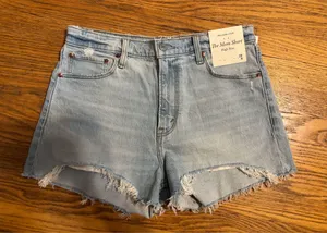 Abercrombie The Mom Shorts High-Rise thumbnail 1