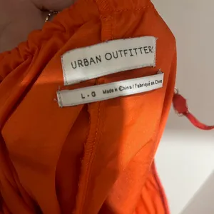 Urban Outfitters Frock Around Y-Neck Romper Orange thumbnail 2