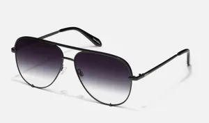 Quay Australia x Desi Perkins High Key Aviator Sunglasses thumbnail 1