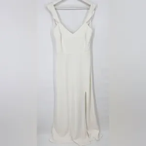 WAYF The Mina‎ Ruffle Strap Gown NWOT Med thumbnail 4