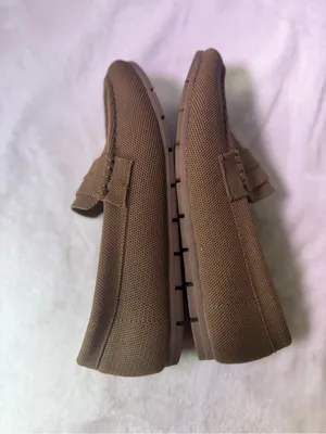 Woven Penny Loafers Mules in Tan for Women thumbnail 7