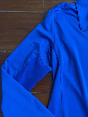San Soleil SoCool Golf Tennis Long Sleeve Mesh Panel Shirt UPF 50 Sz S 💚🎀 thumbnail 8