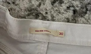 Levi's White Jean Shorts thumbnail 3