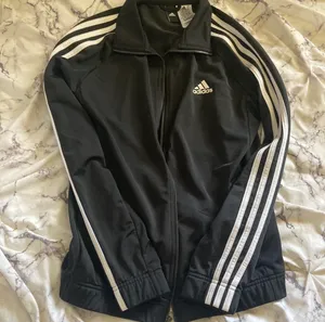 Adidas Classic black track jacket  thumbnail 2