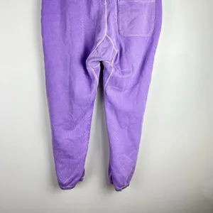 NSF Sayde Distressed Slim Jogger Sweatpants Purple Large thumbnail 14