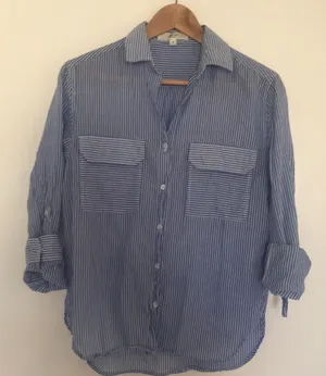 Love Tree 100% Cotton Button Down Shirt M thumbnail 1