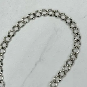 Skinny Dime Silver Tone Belly Body Metal Chain Link Belt OS One Size thumbnail 12