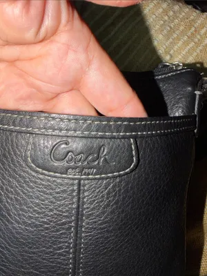 Coach Black Leather Crossbody Penelope Bag for Women thumbnail 4