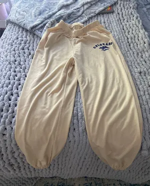 Romwe Yellow Joggers thumbnail 1