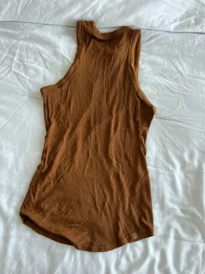 Lululemon Ribbed Scoop Tank - Brown thumbnail 2