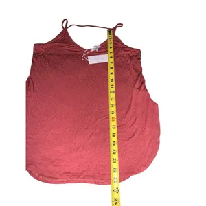 Z Supply Tank Top‎ Womens Medium Red Strappy V-Neck Cami Boho Minimalist thumbnail 7