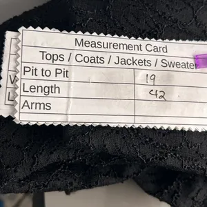 LulaRoe‎ Goth Lace Cardigan Black Small thumbnail 9