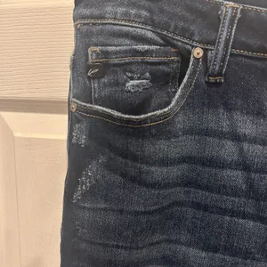 KanCan High Rise Dark Ripped Button Fly‎ Flare Jean Womens XL thumbnail 6