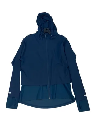 -Sweaty Betty London Jacket Womens Size L Navy Blue Double Layer Yoga Athleisure thumbnail 5