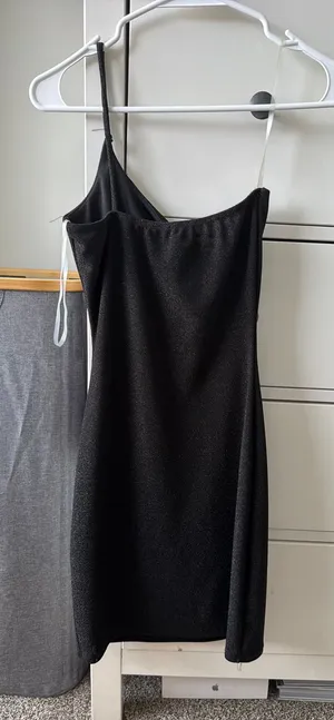 Sparkly Windsor One-Shoulder Mini Dress thumbnail 1
