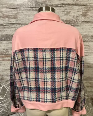 Plaid Boutique Button-Up Shacket  thumbnail 4