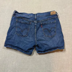 Levi's 515 Denim Shorts Size‎ 12 Blue Jean Mid Rise Stretch Summer Casual Boho thumbnail 2