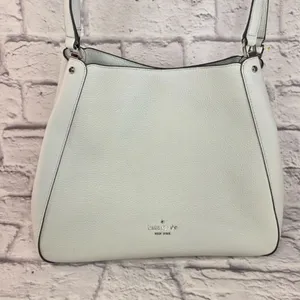 Kate Spade Leila Triple Medium Compartment Leather Shoulder Purse Lime Sherbert thumbnail 2