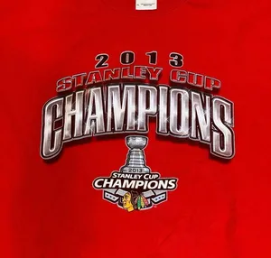 Gildan NHL Stanley Cup Champions Blackhawks 2013 Shirt XL Hockey Collector TShirt thumbnail 2