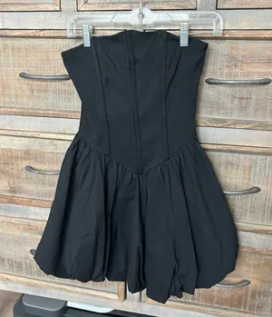 The Vintage Shop Corset Dress Black thumbnail 1