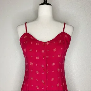 NWOT Mudd Women’s Size Large Red Floral Romper thumbnail 2