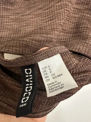 H&M Brown Halterneck Top thumbnail 3
