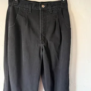 Rockies Vintage 80s Jeans Black High Waisted Denim Pants 7/8‎ Tall Western Rodeo thumbnail 4