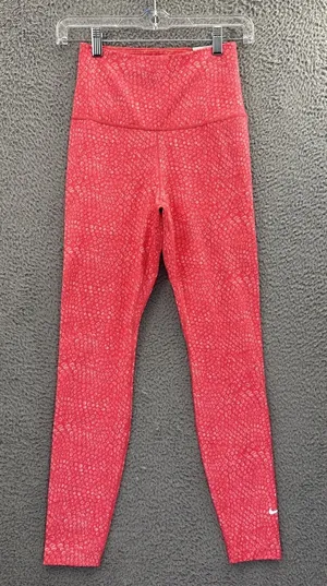 NWT Nike One Dri Fit Leggings Pink Athletic‎ Athleisure Gym Women's XS x 25 thumbnail 1