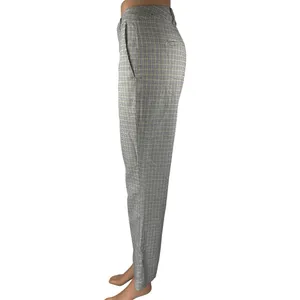 Abercrombie & Fitch Multicolor Plaid Mid Rise Flared Bootcut Trousers Pants Sz S thumbnail 2