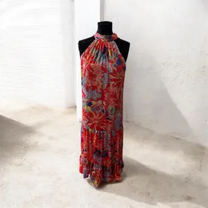 NWT Vince Camuto floral halter dress size small thumbnail 2