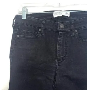 Abercrombie & Fitch Super Skinny Jeans Black Mid-rise Denim thumbnail 3