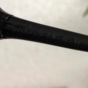 Oakley Black Wrap Around Oversize Round Women Sunglasses Made in USA Gothic Streetwear thumbnail 5