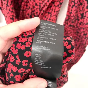 Free People Kinsley Wrap Dress Red Black Floral Combo Long Sleeve Size 0 thumbnail 6