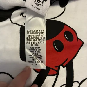 Disney Parks Walt Disney World Mickey Mouse White Short Sleeve Ringer Shirt sz M thumbnail 5