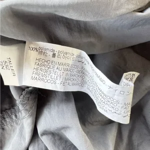 Zara Women’s High Neck Halter Open Back Ruched Hem Midi Maxi Dress Size S Gray thumbnail 9