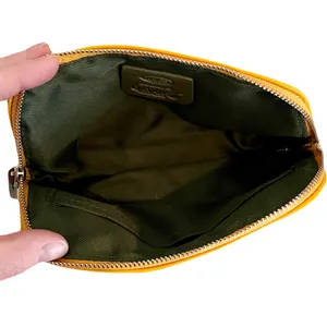 Bric’s Mustard Yellow Saffiano Makeup Toiletry Bag thumbnail 6