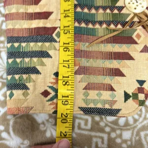 VTG Native Components Handmade in America Vintage Tapestry Vest Size Small thumbnail 8
