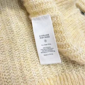 Everlane Womens Alpaca Knit Collared Cardigan XL Quiet Luxury Academia Preppy thumbnail 5